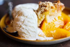 Biscuit Topped Peach Cobbler