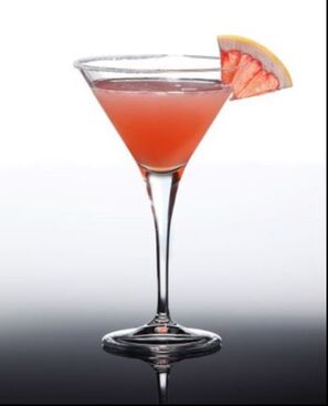 Ruby Red Pink Grapefruit Martini