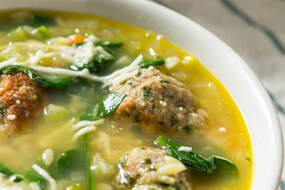 Italian Wedding Soup with Meatballs