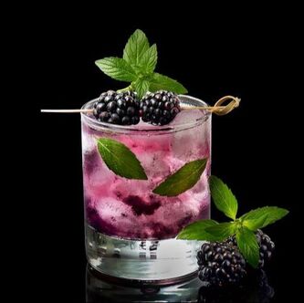 Blackberry Cocktail with Mint