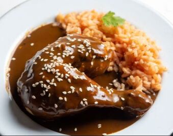 Chicken Mole and Rice