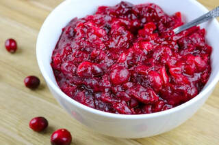 Zingy Cranberries Side Dish