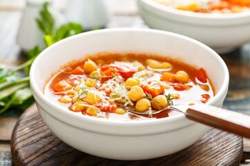2 Bowls of Minestrone Soup