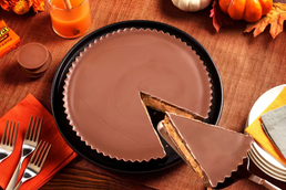 Giant Peanut Butter Cup Pie