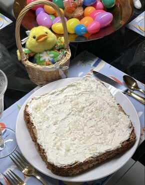 Easter Sunday Cashew Coconut TortePicture